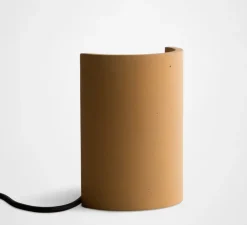 Lampe à poser, Esse, Ambre jaune, L12cm, H16cm - Plato Design