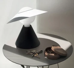 Lampe à poser, Fante, noir, Ø30,1cm, H28cm - Stilnovo