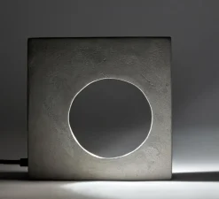 Lampe à poser, Flastaire, gris, L21,5cm, H21,5cm - Serax