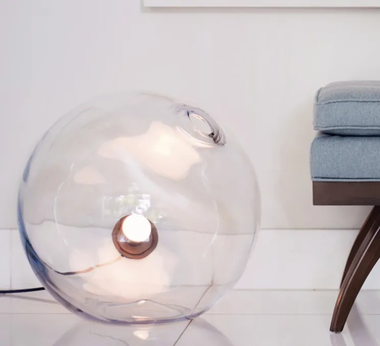 Lampe à poser, Float 2.0, noir, Ø20cm, H51cm - SkLO STUDIO