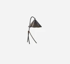 Lampe à poser, Flola, marron antique, Ø25cm, H50cm - House Doctor