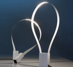 Lampe à poser, FLUIDA, blanc, H45cm - Martinelli-luce