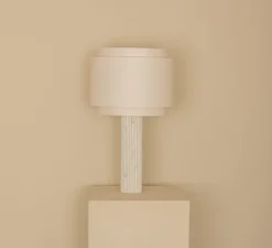 Lampe à poser, Fluta Duoble, Marbre blanc, Ø35cm, H60cm - Simone & Marcel