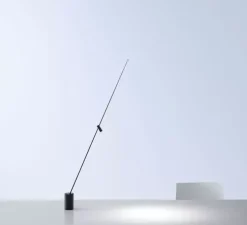 Lampe à poser, FM, noir, dim, 2700K, 154lm, Ø5,8cm, H99,8cm - Davide groppi