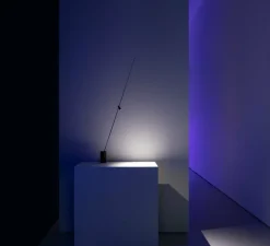 Lampe à poser, FM, noir, dim, 2700K, 154lm, Ø5,8cm, H99,8cm - Davide groppi