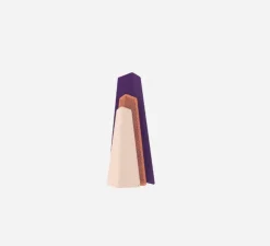 Lampe à poser, FRAGMENT, Rose, Orange givré, Violet, L25,5cm, H57,6cm - Matière Grise