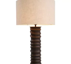Lampe à poser, Gilardon, bronze, lin, L50cm, H84cm - Eichholtz