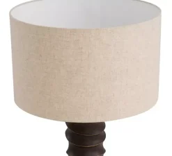 Lampe à poser, Gilardon, bronze, lin, L50cm, H84cm - Eichholtz