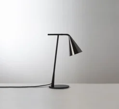 Lampe à poser, Gordon, 561.31, noir mat, noir chromé, IP40, L17cm, H45cm - Tooy
