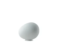 Lampe à poser, Gregg Midi, blanc et blanc, LED, 2700K, 830lm, L21cm, H17cm - Foscarini