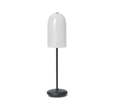 Lampe à poser, Gry, noir, LED, dim, 3000K, 240 lm, Ø10cm, H44,3cm - Ferm Living