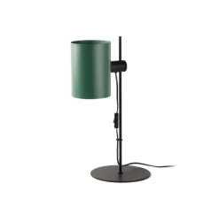 Lampe à poser, Guadalupe, lampe de table, vert, L24cm, H55cm - Faro