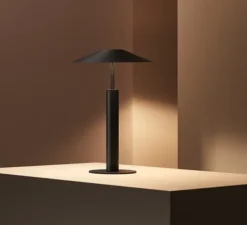 Lampe à poser, H, noir, LED, 2700k, 533 lm, Ø28cm, H40cm - LEDs C4