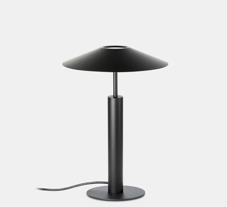 Lampe à poser, H, noir, LED, 2700k, 533 lm, Ø28cm, H40cm - LEDs C4