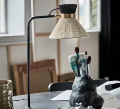 Lampe à poser, HDCord, blanc & noir, Ø20cm, H56cm - House Doctor