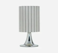 Lampe à poser, HDTulip, blanc et argent, Ø38cm, H20cm - House Doctor