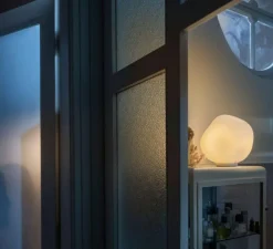 Lampe à poser, Hoba Grande, blanc, L36cm, H36cm - Foscarini