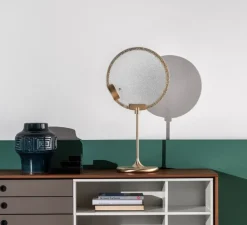 Lampe à poser, Horo TL, Laiton, transparent, LED, dim, 3000K, 1854 lm, L30cm, H60cm - Masiero