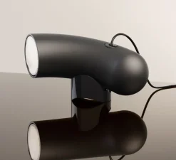Lampe à poser, Hyphen Simple, Noir sablé, L11cm, H15cm, 3000K, 1000lm - Darmes
