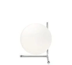 Lampe à poser, IC Lights Table 2, opalin et chromé, Ø30cm, H35cm - Flos