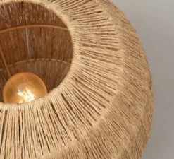 Lampe à poser, Iguazu, naturel, Ø25cm, H25cm - Good&Mojo