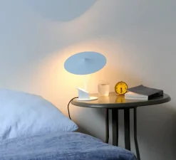 Lampe à poser, Ile, blanc signalisation, LED, 2700K, 690lm, Ø20cm, H19cm - Wastberg