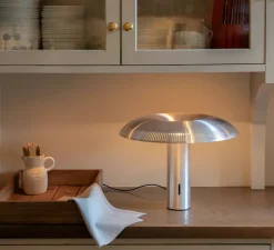 Lampe à poser, Ilumina, aluminium, LED, 2700K, 776lm, Ø40,3cm, H30,5cm - Wastberg