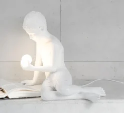 Lampe à poser, Innerglow Mini Boy, blanc, L40cm, H30,5cm - Seletti