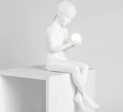 Lampe à poser, Innerglow Mini Girl, blanc, L22cm, H49,5cm - Seletti