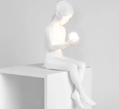 Lampe à poser, Innerglow Mini Girl, blanc, L22cm, H49,5cm - Seletti