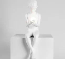 Lampe à poser, Innerglow Mini Girl, blanc, L22cm, H49,5cm - Seletti