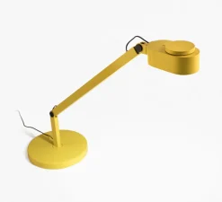 Lampe à poser, Inviting, jaune, LED, dim, 2700K, 410 lm, L22cm, H86cm - Faro