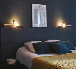 Lampe à poser, ISP table, noir et or, LED, 2700k, L55,5cm, H12cm - Dcw editions