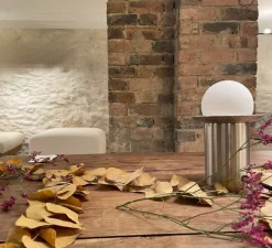 Lampe à poser, Janed, nickel satiné, Ø12cm, H16,8cm - CVL