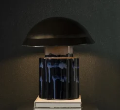 Lampe à poser, John, bleu foncé, L36cm, H40cm - Serax
