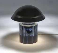 Lampe à poser, John, bleu foncé, L36cm, H40cm - Serax