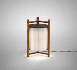 Lampe à poser, Kando M/40, sable, LED, dim, 2200-2400-2700K, 1653 lm, Ø22,5cm, H40cm - Bover