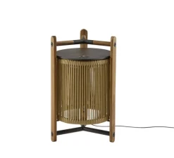 Lampe à poser, Kando M/40, sable, LED, dim, 2200-2400-2700K, 1653 lm, Ø22,5cm, H40cm - Bover