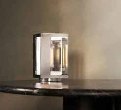 Lampe à poser, Kassablanka 142, aluminium, L14,2cm, H15,3cm - Lyfa