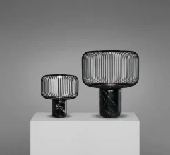 Lampe à poser, Keshi, noir, H35cm - B-LUX