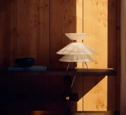 Lampe à poser, Kiku, blanc, Ø35,5cm, H30cm - Frandsen