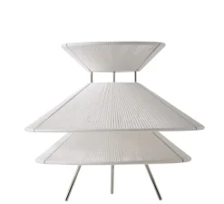 Lampe à poser, Kiku, blanc, Ø35,5cm, H30cm - Frandsen