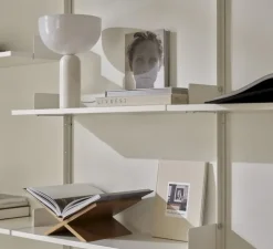 Lampe à poser, Kizu Small, Marbre blanc, Ø25cm, H35cm - New Works