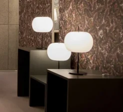 Lampe à poser, Kushi XL, noir, Ø33cm, H61cm - KDLN