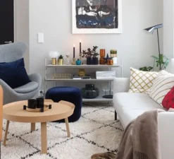 Lampe à poser, Laguna Tavolo, transparent fumé, laiton satiné, Ø16cm, H24,1cm - Artemide