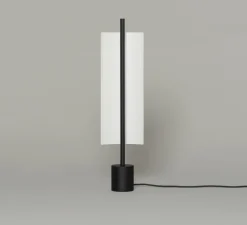 Lampe à poser, Lamina 45, noir et blanc, LED, dim, 2700K, 375 lm, L18cm, H72,3cm - Santa & Cole