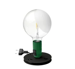 Lampe à poser, Lampadina, vert, LED, 2700K, 200lm, Ø12,5cm, H24cm - Flos
