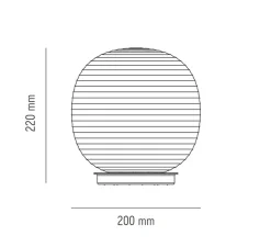 Lampe à poser, Lantern Small, blanc, Ø20cm, H22cm - New Works