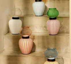 Lampe à poser, Layla, Blanc, verre cristal, LED, 3000K, 983 lm, Ø17cm, H33cm - MM Lampadari