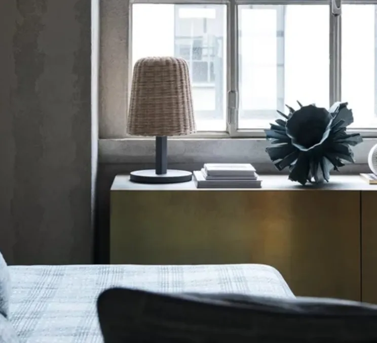 Lampe à poser, LC 91, naturel, Ø28cm, H47cm - Gervasoni